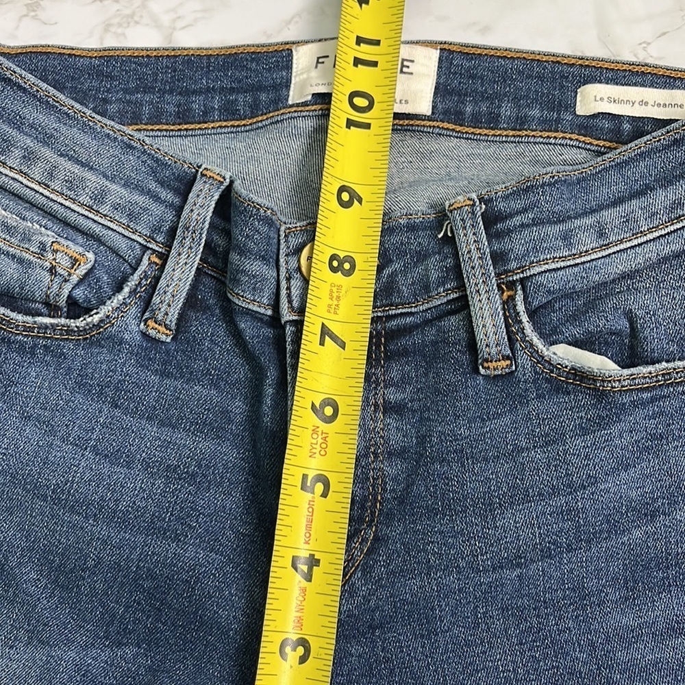 Frame Denim Women's Le Skinny De Jeanne Cotton-Blend Jeans Size 25 - Picture 4 of 9
